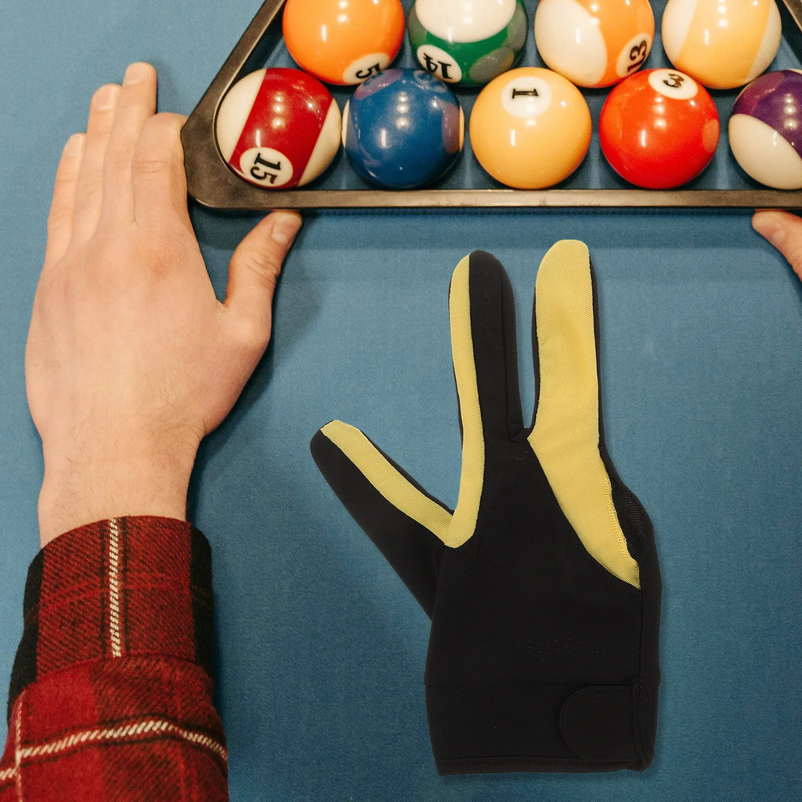 Breathable Elastic Pool Cue Gloves for Snooker Billiards Pyramid Games Non-Slip Sweat-Proof Wear-Resistant Flexible Cue Sport