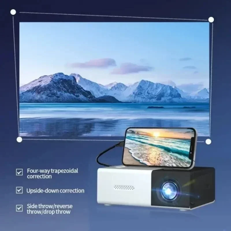 YG300 PRO Mini HD Outdoor Projector Home theater Projector Mini Portable YG300 LED Children's Projector Mobile Video project - view 6