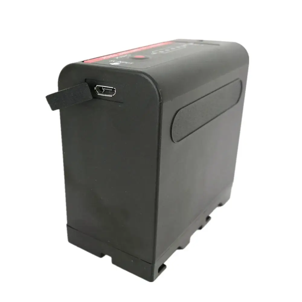 Bateria recarregável para câmera Sony, 8700mAh, NP-F980, NP F980, Z5C, Z5P, Z7C, NX3, NX3P, MC1500, RV100, Nanguang, Aputure, LED