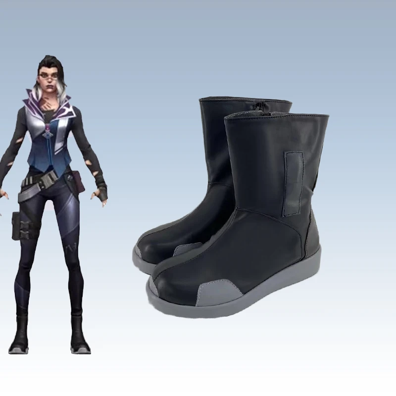Valorant Fade Cosplay Shoes Boots Halloween Carnival Shoes