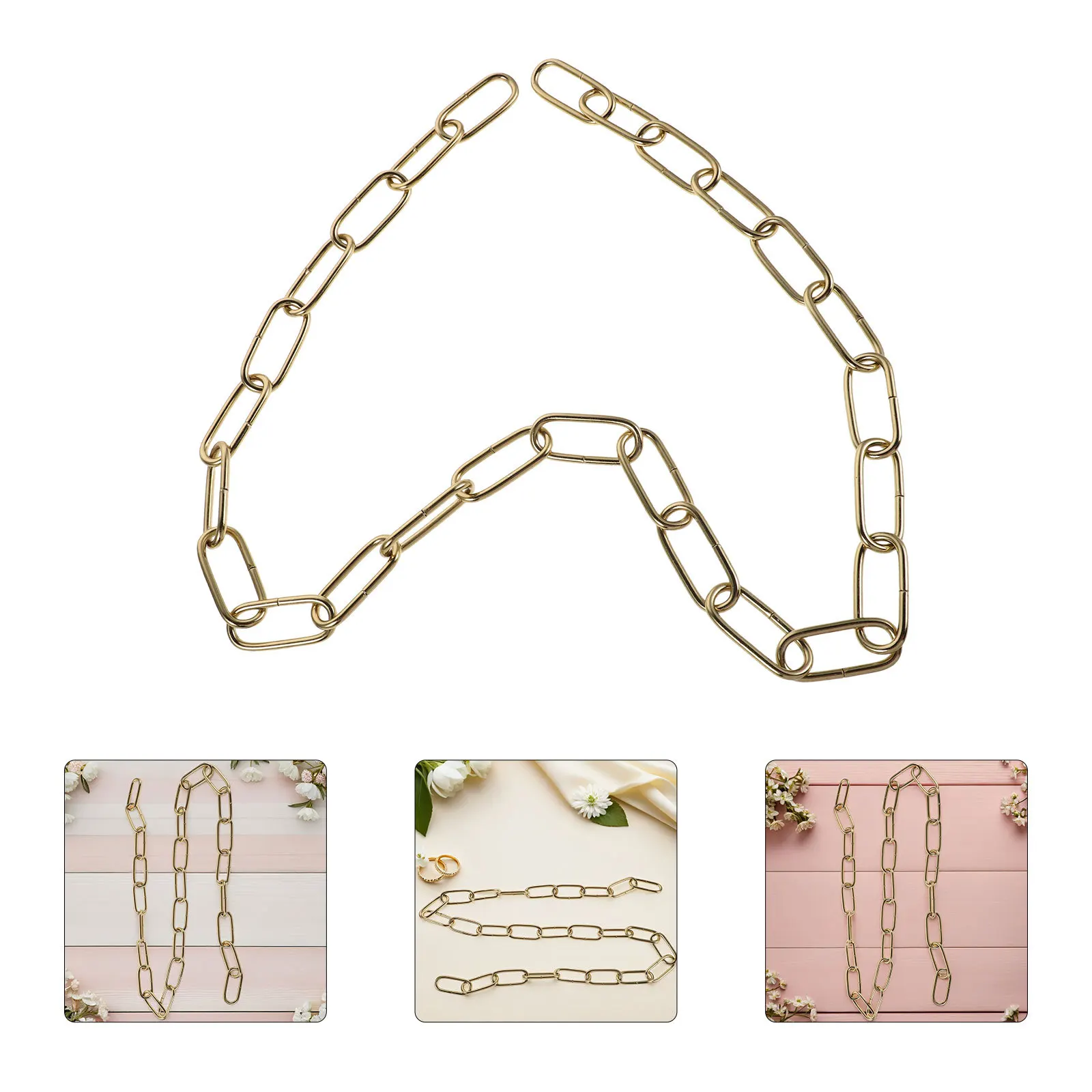 

Screw Lock Adjustable Metal Chandelier Chain Quick Link Connector for Hanging Crystal Ceiling Pendant Lamp Vintage Lighting