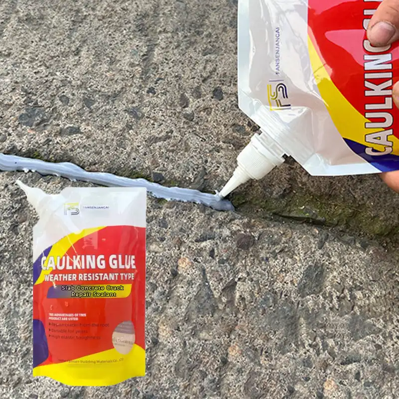 Crack Repair Caulk Slab Concrete Crack Waterproof Repair Sealant SelfLeveling Roof Leak Filling Sealing Cement Crack Repair Glue