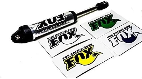 TCRC 4PCS PVC Fox Shock Absorber Sticker Decal for 1/7 Traxxas Unlimited Desert Racer UDR