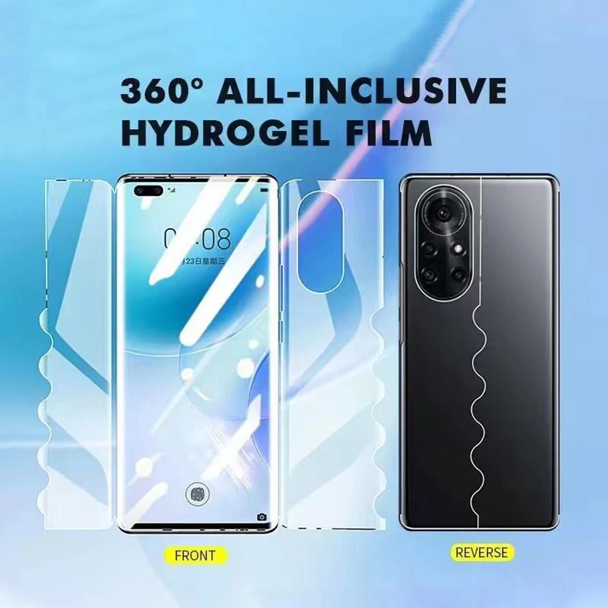 2 قطعة HD الجبهة الخلفية هيدروجيل فيلم ل Oneplus 13 13R 12 11 ACE 5 Pro شامل لينة واقي للشاشة من البولي يوريثان