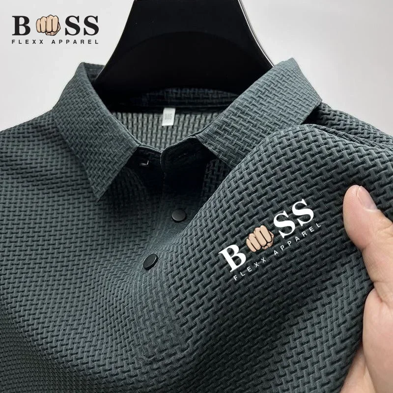 2024 Summer New Men\'s Polo Collar, Classic Style, Outdoor Comfortable Sports Top, Business Casual T-shirt