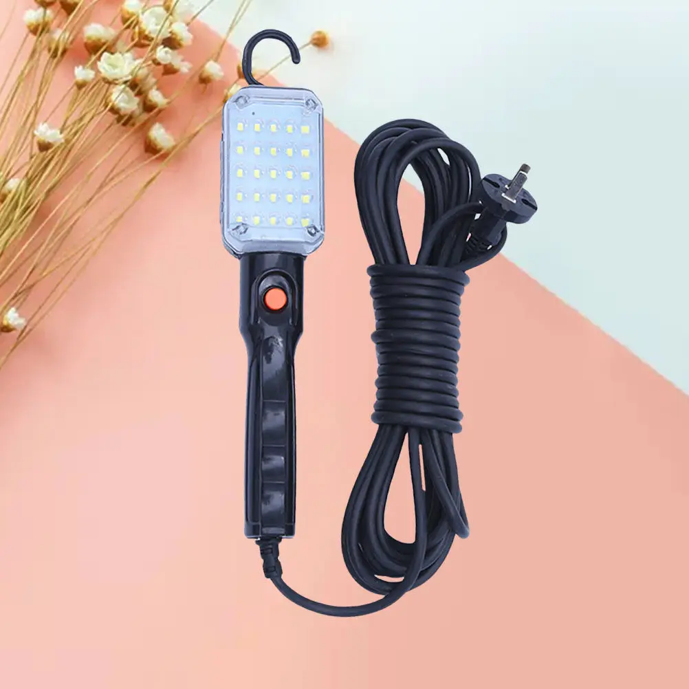 

1 шт. портативный светодиодный рабочий фонарь из ABS-пластика, водонепроницаемый, ручной, для инспекций, обслуживания автомобилей, ремонта внедорожников