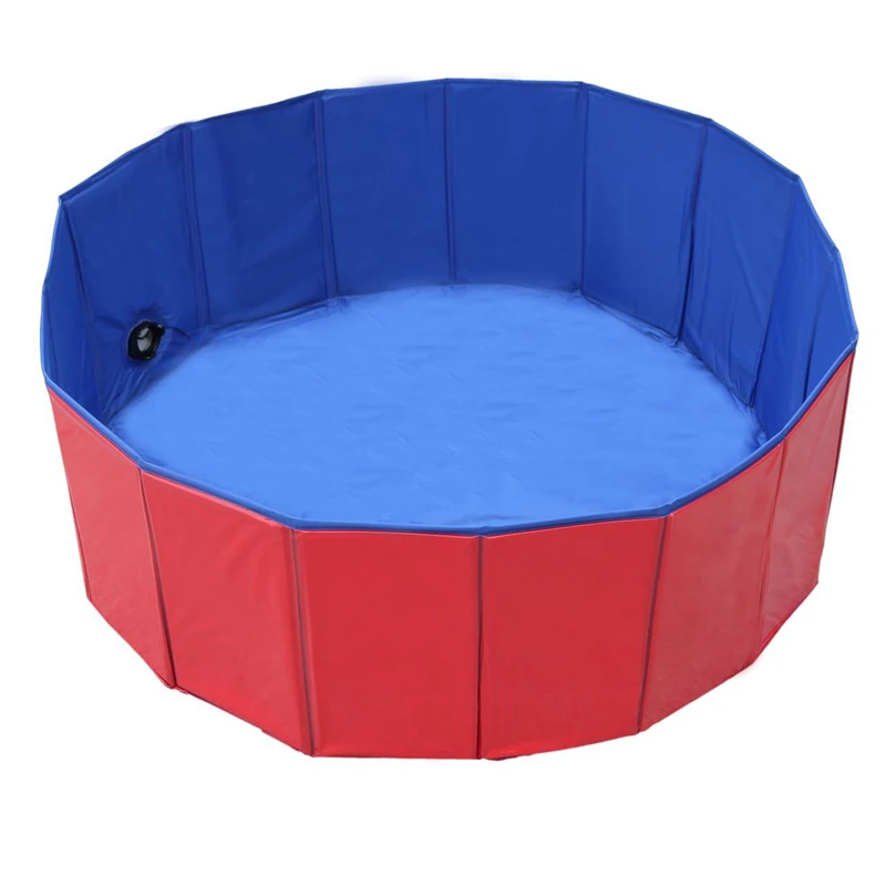 Imagem -06 - Grande Piscina Dobrável de Pvc Pet Banheira de Lavar Chuveiro Wash Pond para Grande Cão de Tamanho Médio Play Clean 100x30cm