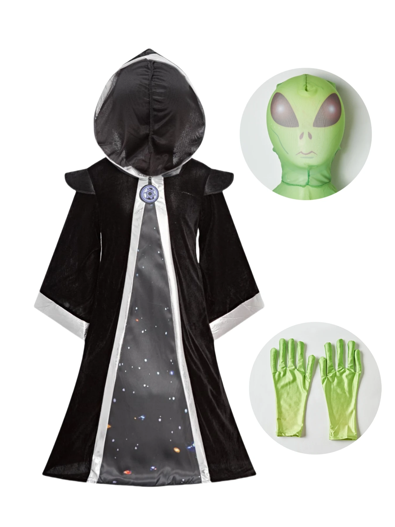 Kids' Alien Cosplay Costume - 3-Piece Set 5