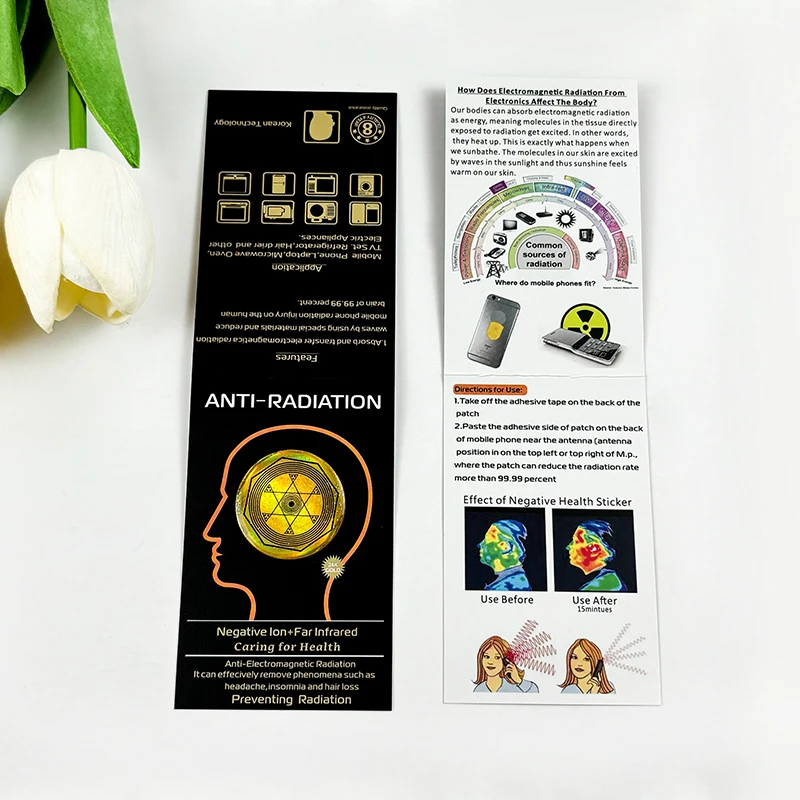 Approximately 1800-2200 ion radiation protection stickers save energy and fuel, and have electromagnetic fields