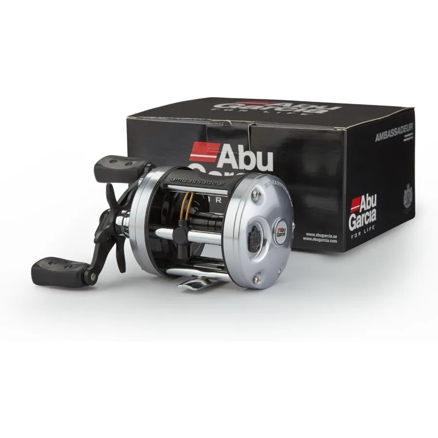 بكرة صيد مستديرة من Ambassadeur C3 Baitcast للصيد الثقيل في بيئات المياه المالحة والمياه العذبة معدات عالية الأداء #4