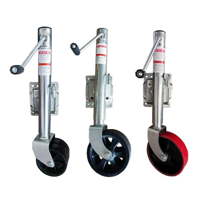 الجملة عالية الجودة 1500lbs -2000lbs الجانب مقطورة الرياح جاك 6 "8" الصلب عجلة شدادة ل قارب القافلة RV مقطورة الملحقات