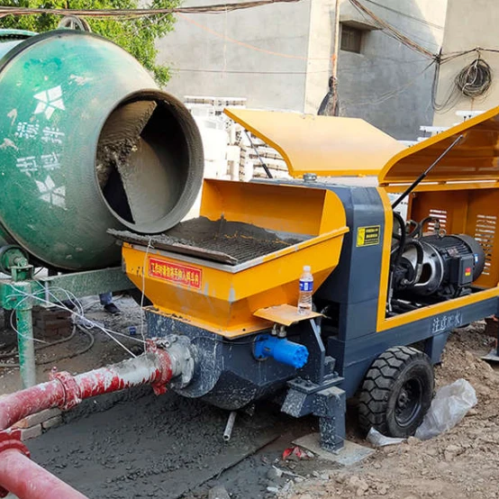 30-35m³/H Diesel Concrete Pump Stationary Trailer Pump with 400m Horizontal Distance Smooth Pumping Factory Price Customized