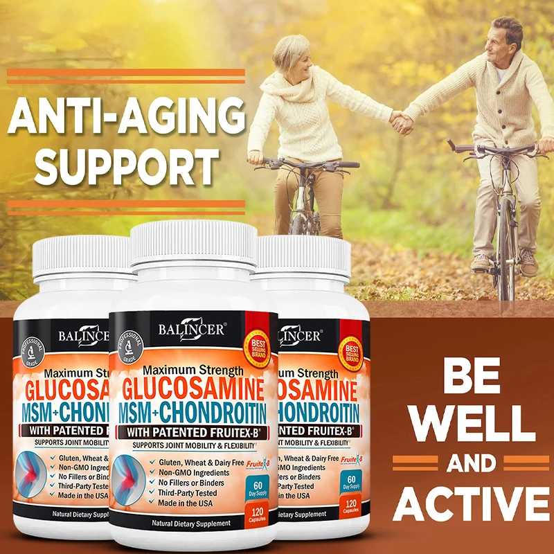 Balincer MSM - Chondroitin - Promotes Joint HealthNaturally Supports Joint Mobility and MobilityRelieves Arthritis Pain