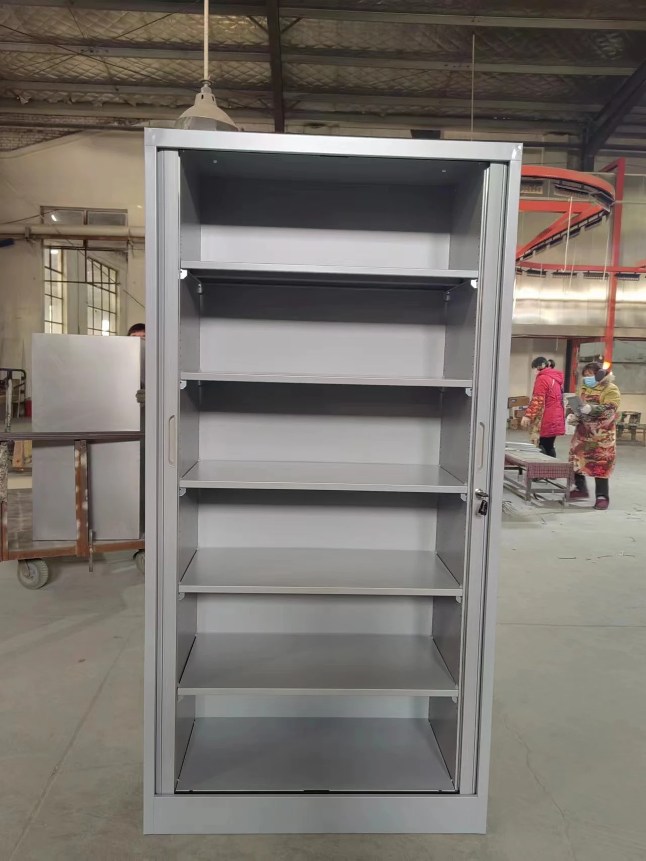 Hot-selling Rolling Shutter Door Steel Storage Cabinet Metal Office Cabinet Filing Cupboard Multi-Shelf Metal Filing Cabinet