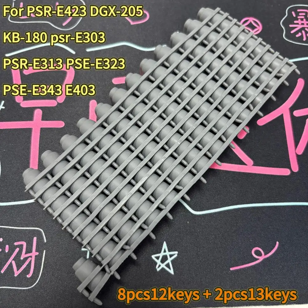 Conductive Rubber Contact Button For Yamaha PSR-E313 PSR-E303 PSE-E323 PSE-E343 E403 PSR-E423 DGX-205 KB-180 (8x12P 2x13P)