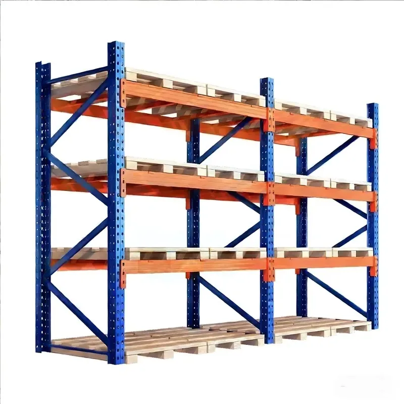 Heavy Industrial Pallet Shelving System 5 Level Warehouse Rack with Adjustable Steel Selective Storage for Logistics