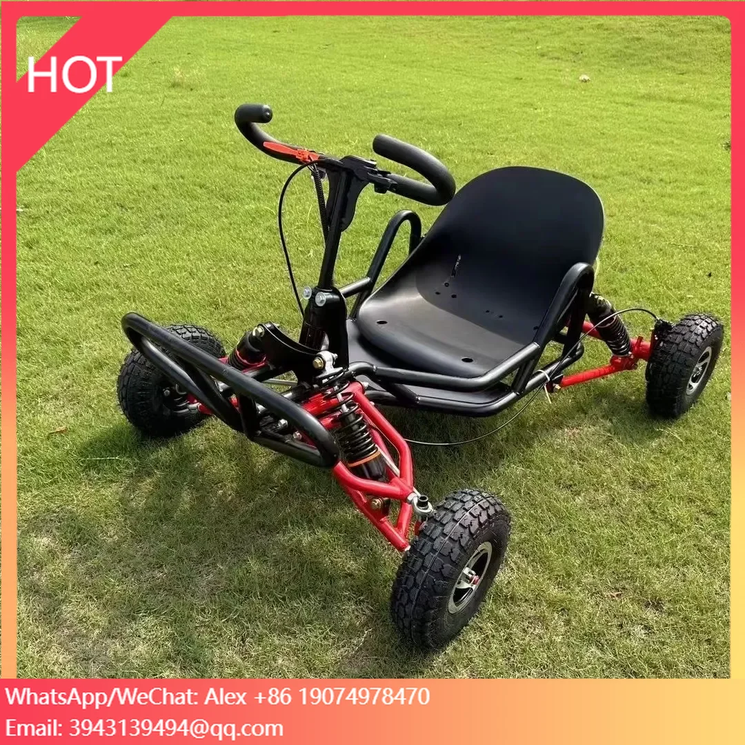 

Wholesale Outdoor 90cc 2-Stroke Power 35km/h 6 Inch Tyres Kart Adult Rifting Mountain Off-road With Pull Start Go Kart