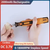 Rechargeable 3.7V Electric Engraver Mini Rotary Tool Kit Portable Cordless Drill Grinder Engraving Pen Drilling Griding Machine