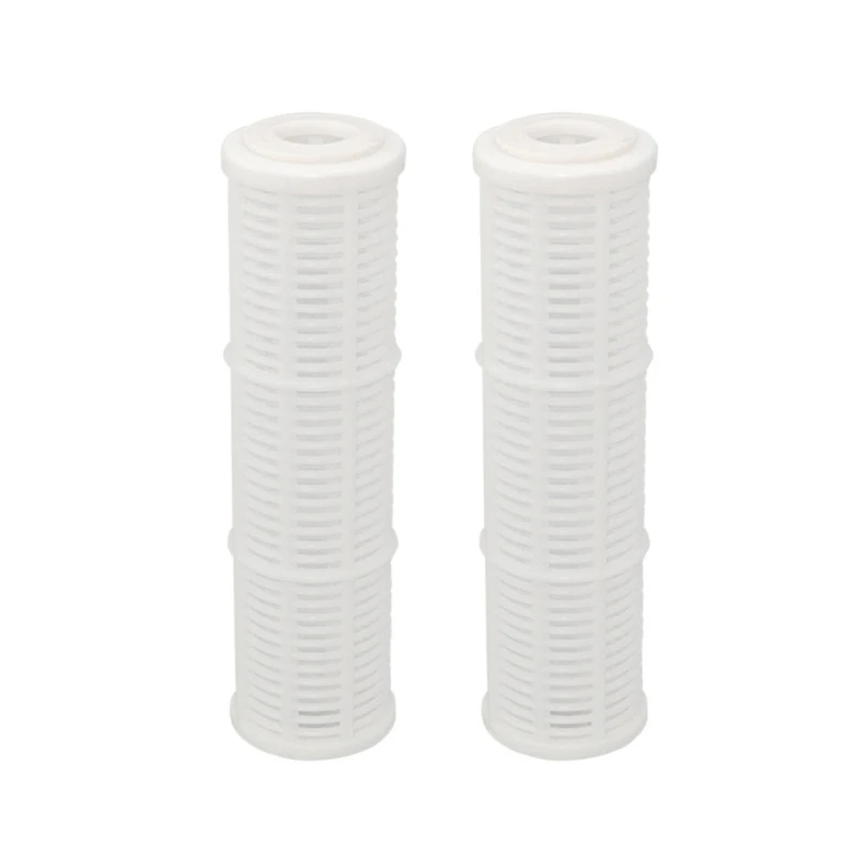 2er-Pack, langlebiger 25,4 großer Wasserfilter, Vorfilter, waschbares Nylon-Kunststoffmaterial,