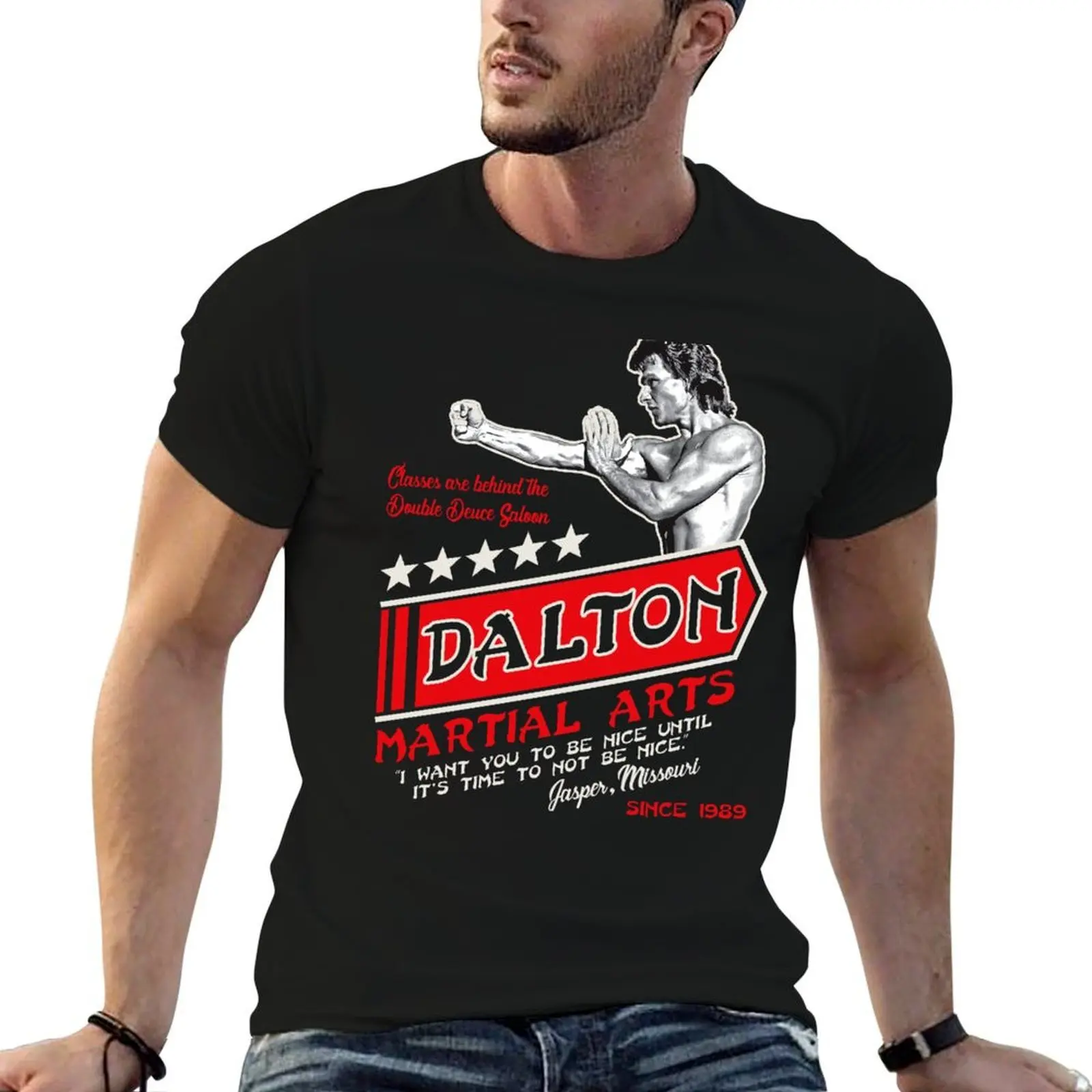 Dalton Martial Arts T-Shirt korean fashion graphic shirts heavy weight t shirts for men