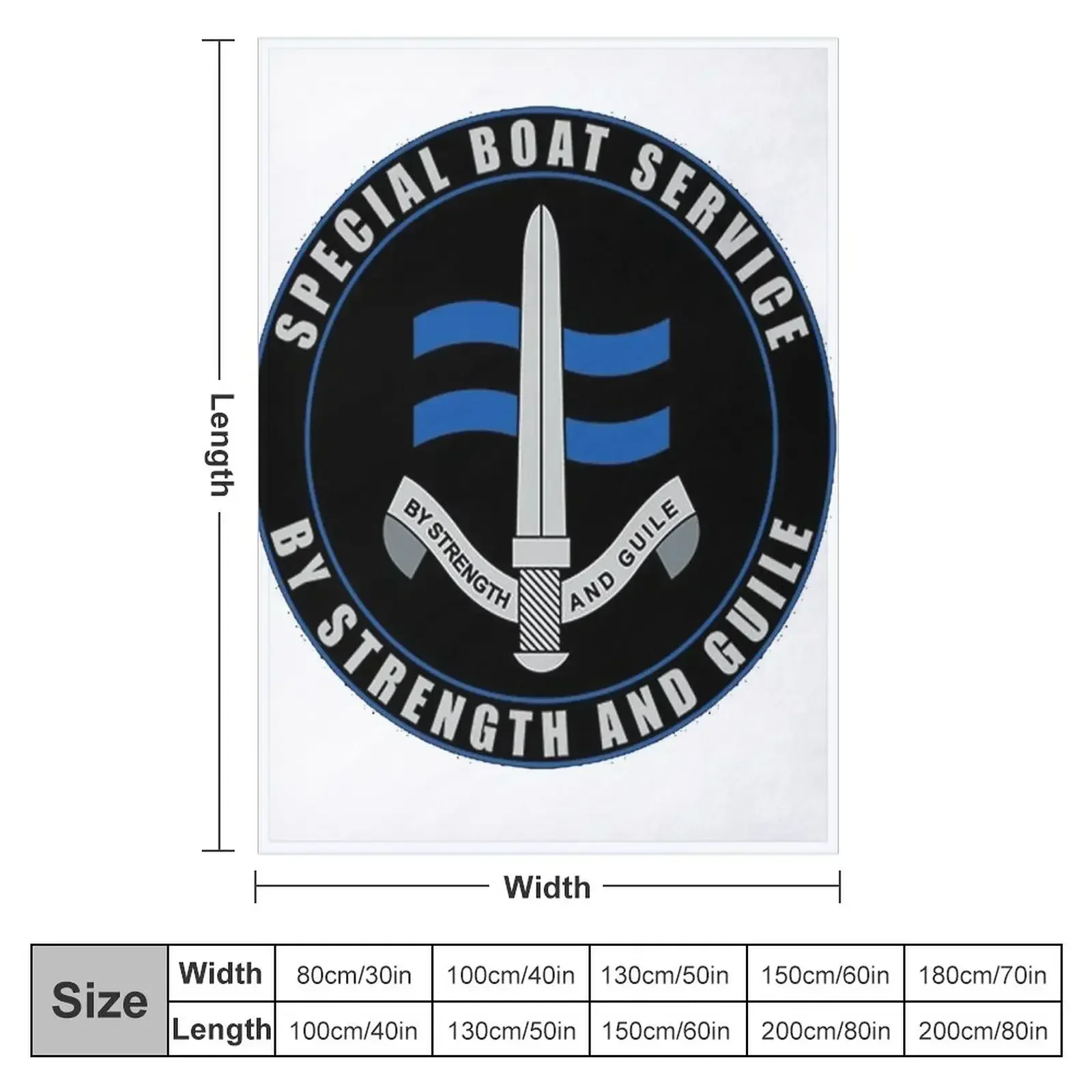 Special Boat Service (SBS) Logo Throw Blanket couch cozy soft plush fuzzy picnic outdoor blanket