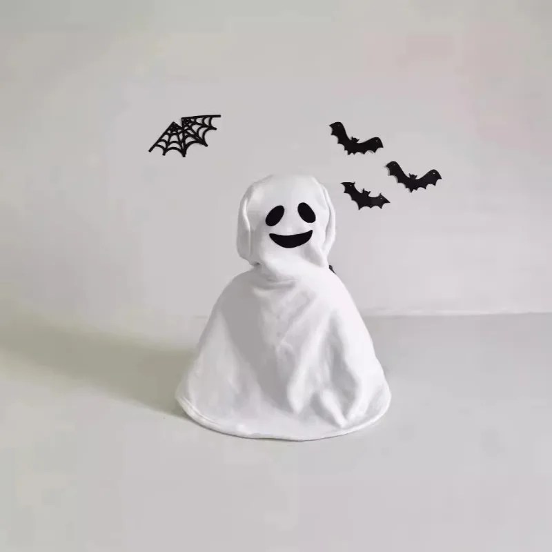 Halloween Baby Cloak 2025 Autumn Fashion Festival Cute and All-match Hooded Cloak for Going Out Kids Clothes