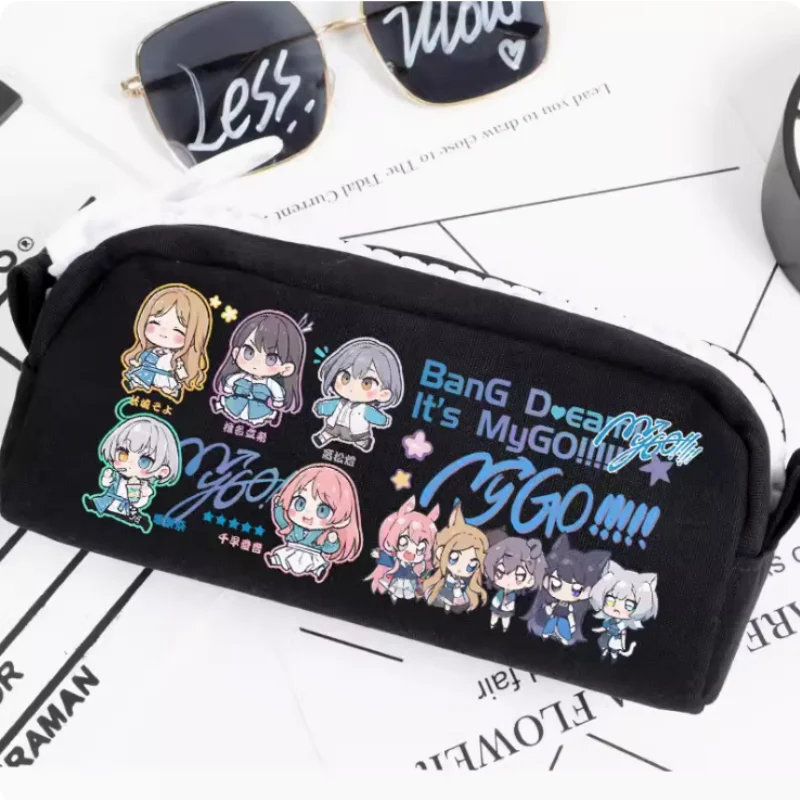 Anime BanG Dream! It's MyGO Pencil Case Oxford Canvas Storage Bag Pencil Box Pencilcase School Pen Bag 2462