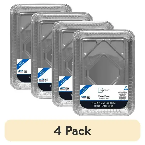 

(4 шт.) Формы для тортов, 13 x 9 дюймов, 2 шт.