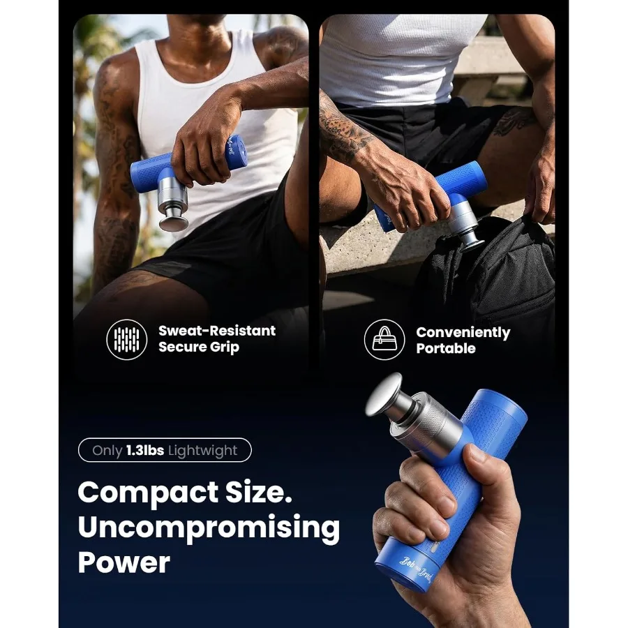 A7 Professional Deep Tissue Massage Gun with Metal Head and Quiet Portable 11mm Amplitude FSA-HSA Eligible for Back/Neck Pain R