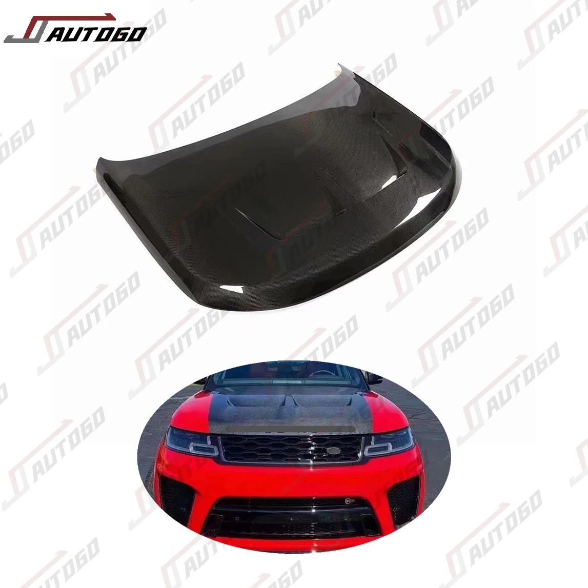 Facelift Refit retrofit SVR Carbon Fiber Hood For Land Rover Range Rover Sport 2013 2014 2015 2016 2017 2018 2019 2020 2021 2022