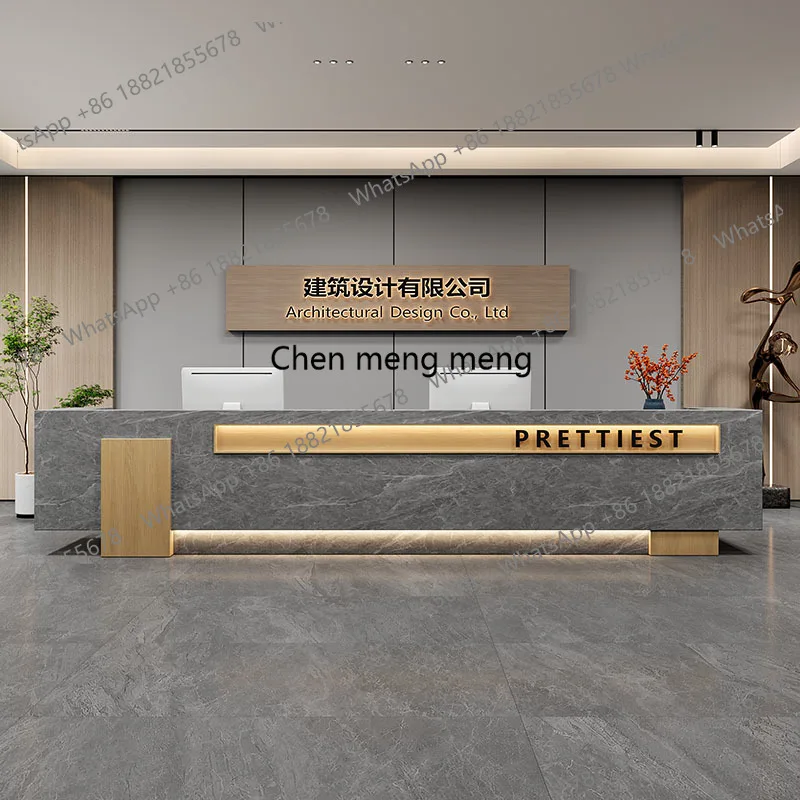 

Work Welcome Reception Desks Sales Stands Service Counter Reception Desks Commericial Modern Recepciones Para Negocio Furniture
