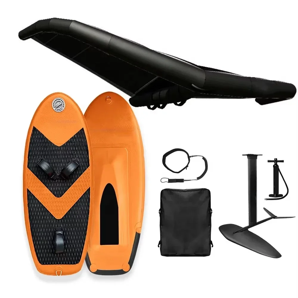 Inflatable Air Hydrofoil Surfboard Ultra Foldable Carbon Fiber Wingboard Set with Kite Surf Pump Foil Board, New Hot Selling