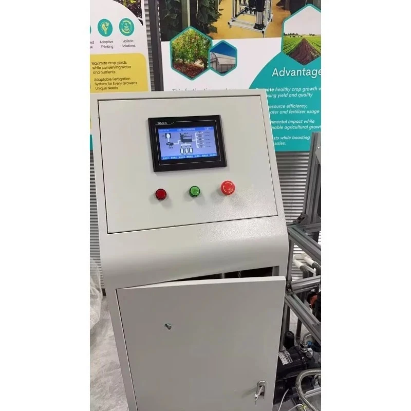 3-4 Channel Auto Nutrient Dosing Station, Intelligent Greenhouse Irrigation Controller For Farm Crop Nutrient Concentration Regu