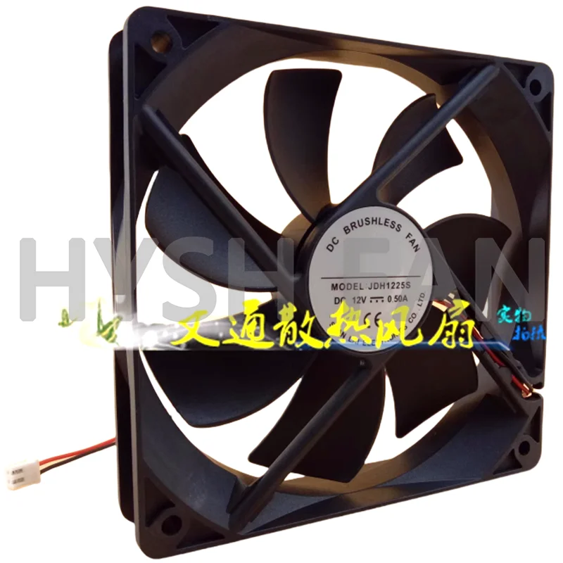 مروحة بسلك 2 jdh1225s ، dc12v24v0.30a 0.40a 0.50a ، jdh1225b ، جديدة