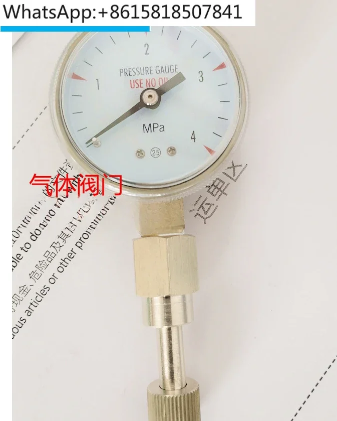 22L low-pressure helium pressure gauge 13L helium cylinder pressure gauge