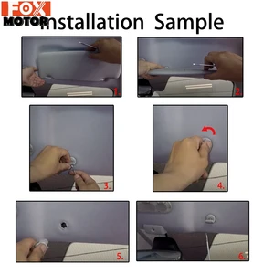 2x Sun Visar Clips Prexin Clip Retainer Grau bis Nissan Xterra Pulsar C13 Micra K12 Hinweis E11 E12 ZE0 ZE1 ZE1 TEANA J31 Maxima 10 Hauptverkauf Leuchtturm Nissan Xterra - №8