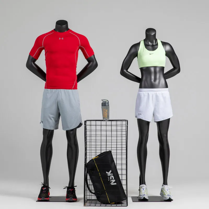 window Clothing store display props, women's clothing mannequins, full-body human figures, male mannequins, display stands