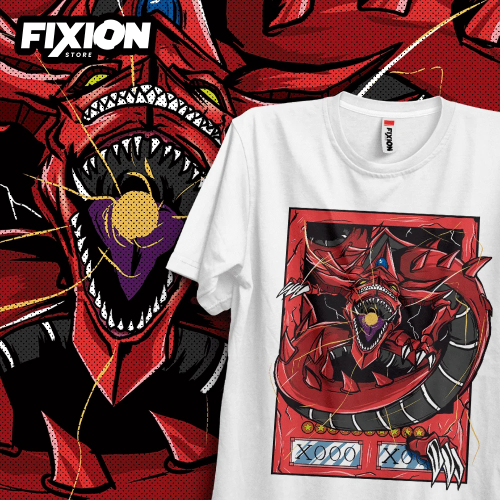 YugiOh Slifer Anime T Shirt Manga Gift For Anime Lover All Size Cotton