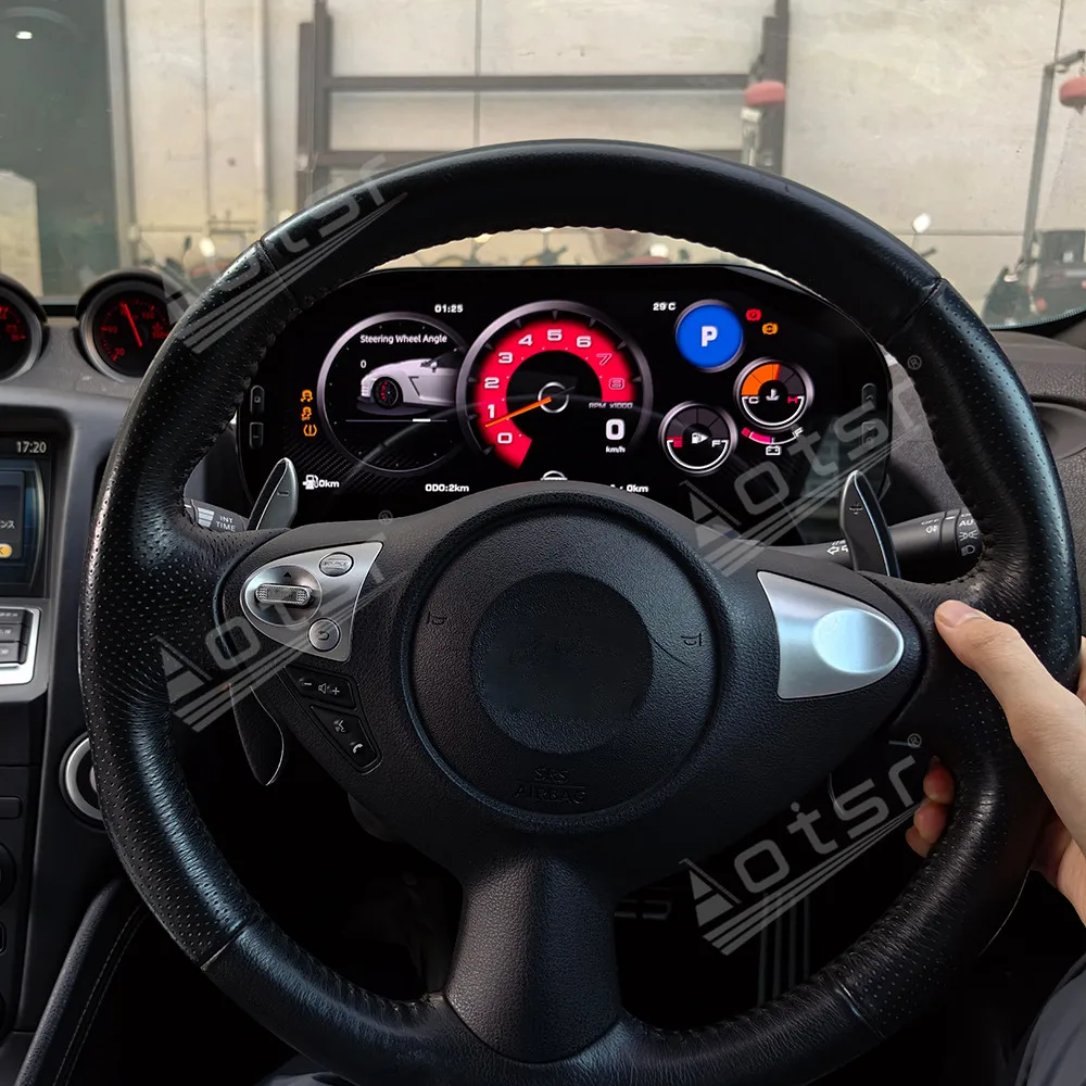 For Nissan 370Z 2008~2020 Android Car Radio Digital Performance Linux  Display Dashboard LCD Speed Table Car Virtual Information