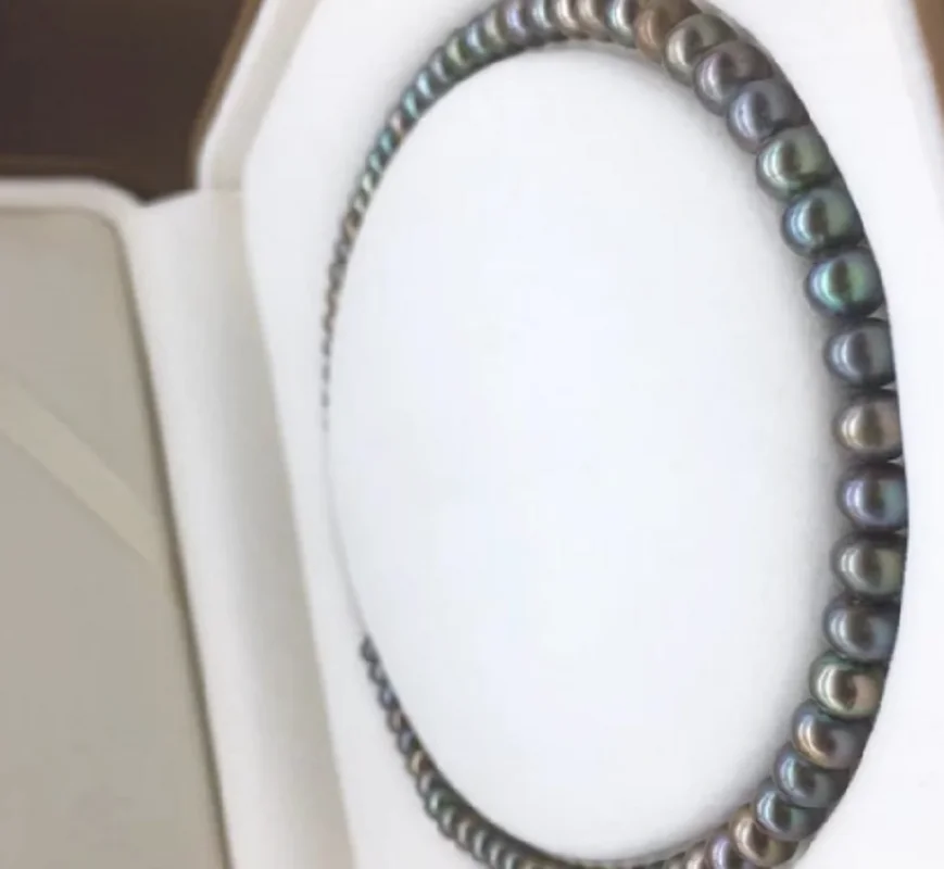 Natural Pearl Necklace AAAA10-11mm Natural Tahiti Necklace 925s16/18/22/24/35 inch