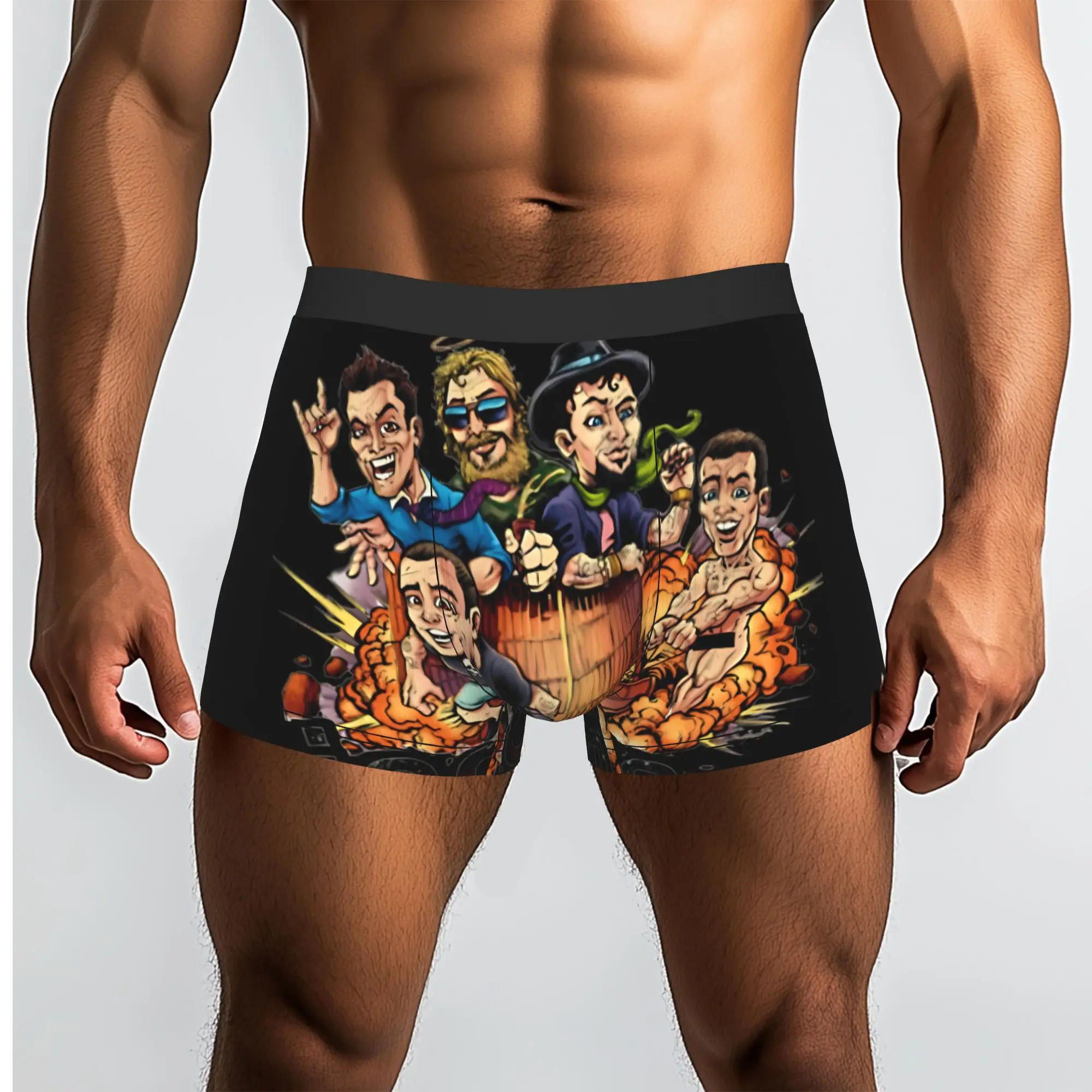 forever johnny knoxville Essential  jackass Underpants Breathbale Panties Male Underwear Ventilate Shorts Boxer Briefs