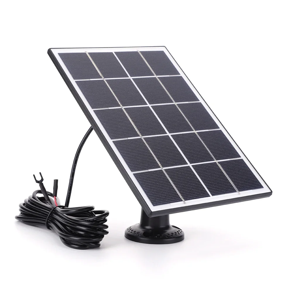 4W 5V Solar Charger IP65 Waterproof Solar Panel Charger 9.8Ft Charging Cable Solar Panel for Ring Video Doorbell 4 3 3 Plus 2
