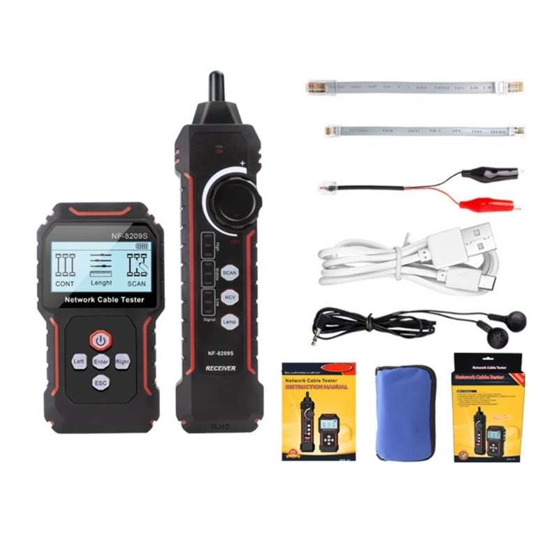 New Internet Cable Tester High Sensitivity Cable Meter Tool for Accurate Diagnostics