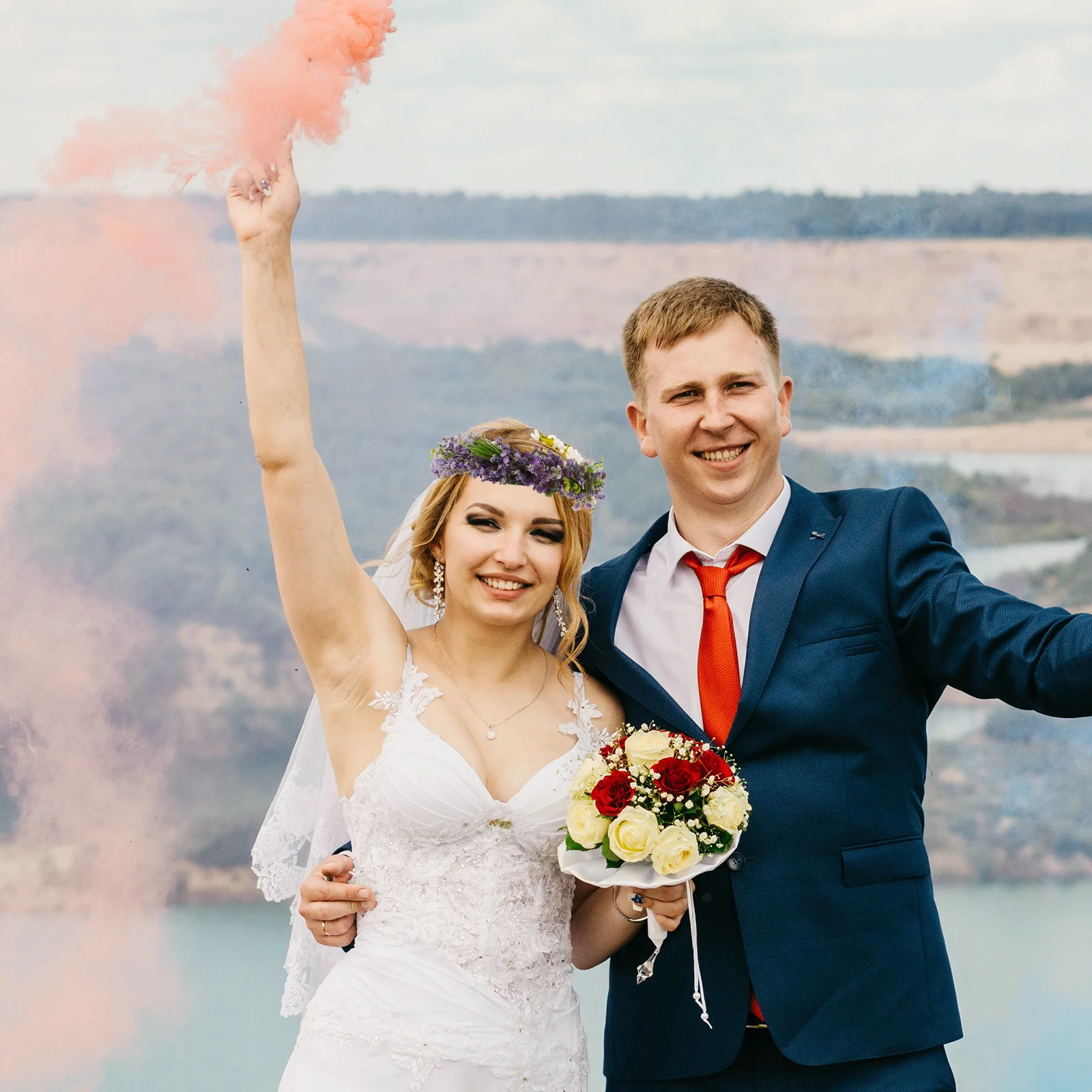 1 قطعة اليدوية محاكاة الخزامى الأزهار خوذة إكليل الشعر لحفلات الزفاف حفلة موسيقية حفلات جذابة الأزهار تاج الزفاف الشعر