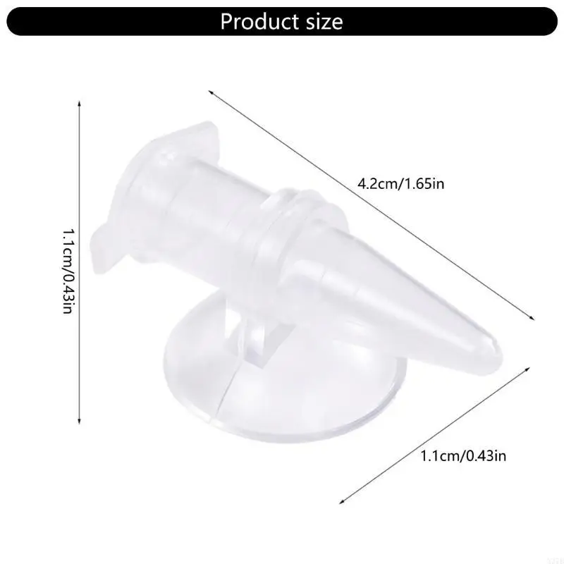Pack of 6 Transparent Shrimp Feeders for Fishtanks Convenient Installation Observation Feeding Cups for Fishtanks