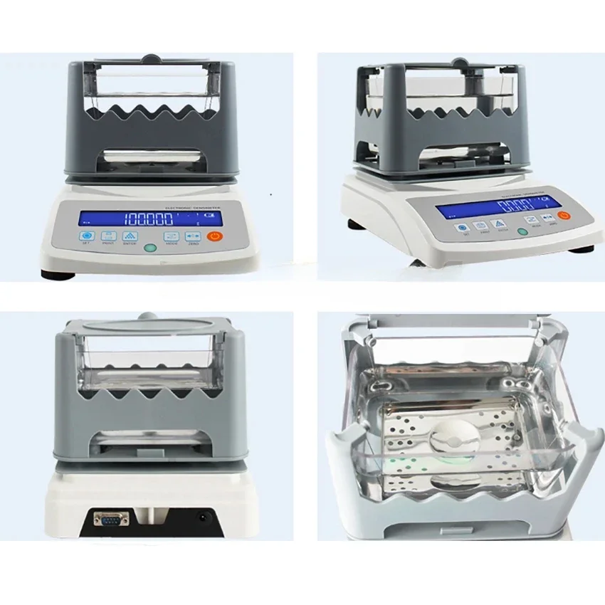 300g 0.01g Automatic Soild Density Meter for Metal Gold Silver Platinum Plastic Small Particle Density
