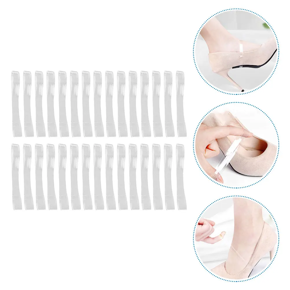 

30pcs Anti Clear Fixing Straps High Heels Elastic High Heel Strap Gel Shoelaces Ankle Support Foot Care Tools Adjustable