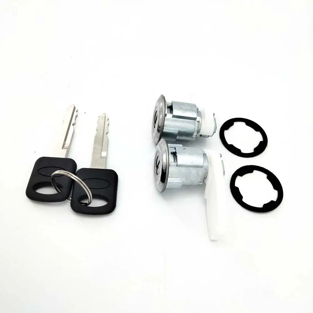 2x Door Lock Cylinder Kit w/ Key For Ford F150 F250 F350 Explorer F4TZ-1522050-B