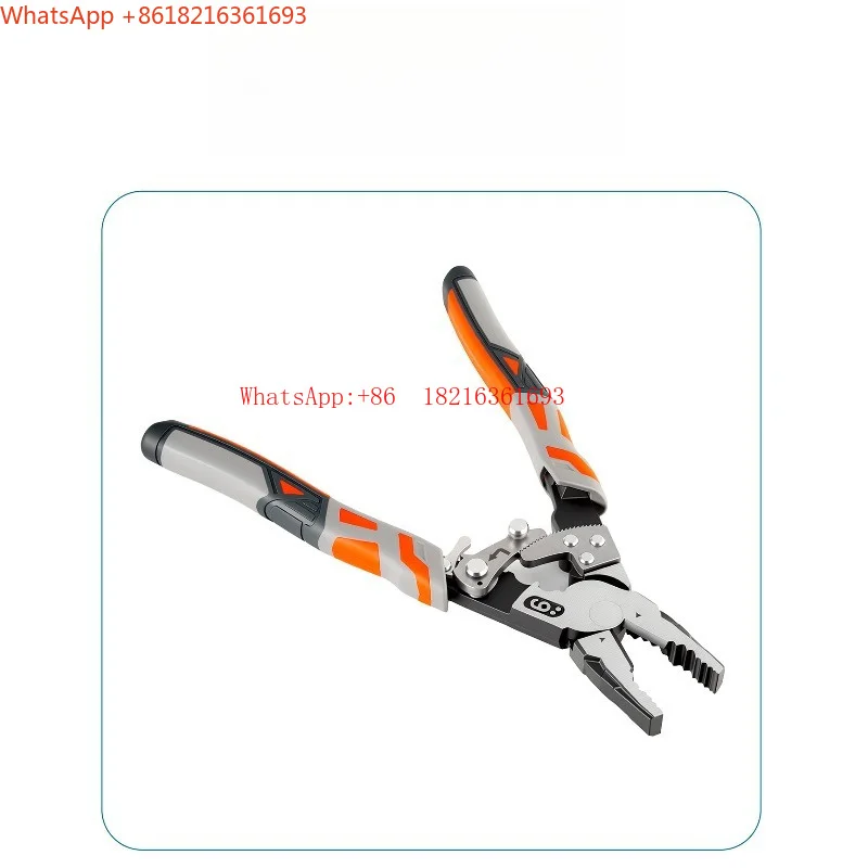 Ratchet wire pliers, vice, multi-function labor-saving stripping clip