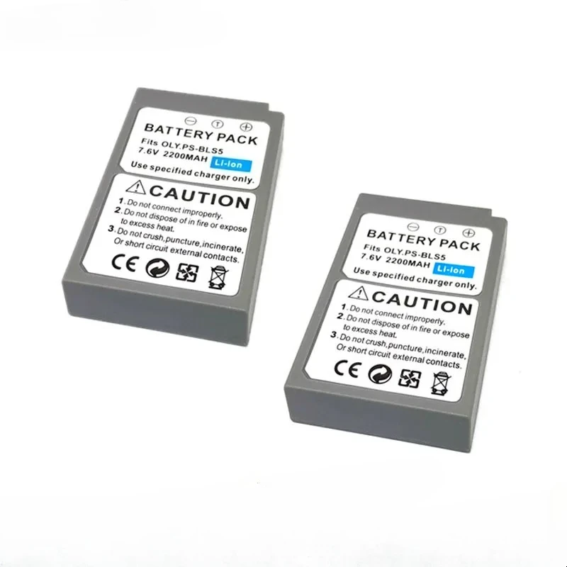 BLS5 BLS1 BLS50 Battery + Charger for Olympus E410 E420 E450 E620 E-PL1 PL2 PL3 PL5 PL6 PL7 PL8 PL9 P1 P2 P3 PM1 EM10 1 2 3 4 - Image 6